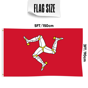 Bán buôn 3X5FT Isle Mann tùy chỉnh 100D Polyester cờ cờ Giao hàng nhanh từ nhà cung cấp đáng tin cậy tất cả các quốc gia - Product Image 3