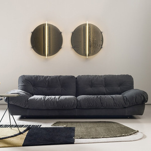Italian Cloud <b>Sofa</b> <b>Small</b> Living Room Frosted Tech Fabric Buster Designer Down Fabric <b>Sofa</b> Set - Product Image 5
