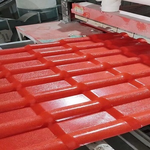 Machines de fabrication de tuiles ondulées en résine synthétique PVC asa, matériaux de construction en plastique - Product Image 1