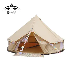 Berkemah Di Luar Ruangan Tenda Sahara Bell Tent Katun Kanvas Tenda untuk Dijual