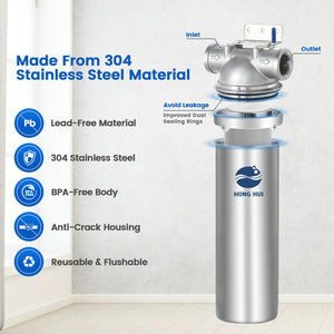 Hot Sales Whole House &amp; Industrial Use Water Filtration System Stainless Steel <strong>Filter</strong> Housing 10 Inch Housing Water Prefilter - Product Image 4