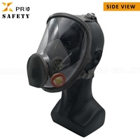 Masque à gaz intégral de haute qualité avec double cartouche filtrante, respirateur réutilisable en tissu non tissé, marque XPRO/ODM, pour produits chimiques