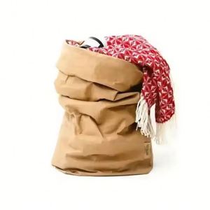 Baoren ถุงกระดาษคราฟท์ซักได้กันน้ำพับเก็บได้เป็นมิตรกับสิ่งแวดล้อมโลโก้ออกแบบได้ตามต้องการ - Product Image 1