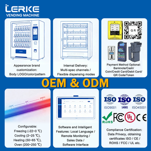 Máquina Expendedora Inteligente de Snacks las 24 Horas, Máquina Expendedora Automática de Pizza para Negocios de Pizza - Product Image 3