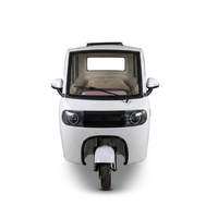 Tricycle Électrique Stable et Durable pour Passagers, Mini Taxi Fermé, Tuk-tuk Électrique, Moto Électrique