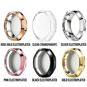Vente en gros de boîtiers de montre en plastique PC + verre trempé anti-rayures de luxe pour Swatch Royal-POP ELECTROPLATED, boîtier de montre entièrement recouvert - Product Image 6