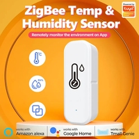 Tuya APP thermomètre de surveillance à distance hygromètre ZigBee capteur de température et d'humidité intérieure intelligent