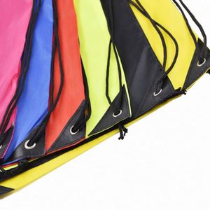 กระเป๋าเป้สะพายหลังแบบมีเชือกผูกสำหรับกีฬา  ขนาดโปรโมชั่น  ทำจากโพลีเอสเตอร์  พร้อมโลโก้ตามสั่ง - Product Image 3