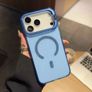 Funda Magnética Transparente con Purpurina K251 para Lentes, Compatible con la Serie de Modelos Apple 15PRO MAX Más Vendida - Product Image 6