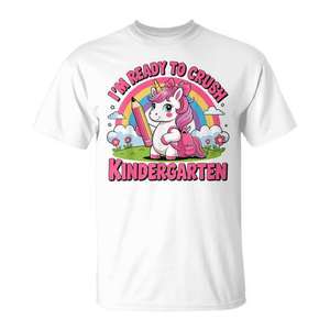 Camiseta I'm Ready To Crush Kindergarten para niñas, regreso a la escuela - Product Image 1