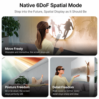 Spot Xreal Eye 6dof, Modo de Suspensión, Fusión de Realidad Virtual, Grabación de Pantalla, 1.35g, Accesorios para Grabación en Perspectiva de Primera Persona