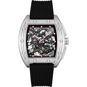 Nhà Máy Bán Hàng Trực Tiếp Của Nam Giới Rỗng Tự Động Đồng Hồ Cơ Khí Rượu Vang Thùng Loại Của Nam Giới Đồng Hồ Chất Lượng Tốt Người Đàn Ông Đồng Hồ - Product Image 1