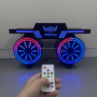 Mueble de Barra LED RGB con Cambio de Color, Estilo Tecnológico, Luminoso, para DJ, Moderno, Acrílico, Resistente al Agua, Ecológico y Duradero
