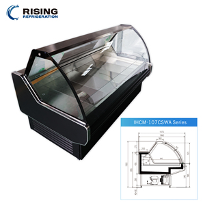 <span class=keywords><strong>Vetrina</strong></span> Refrigerata Curva Commerciale per Gastronomia, Espositore Refrigerato per Alimenti Cotti - Product Image 3