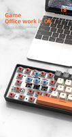 Gratis Serigala T8 Keyboard Mekanik 68 Tombol Disesuaikan RGB Mekanik Keyboard Tablet Notebook Komputer Permainan Keyboard