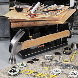 Martillo <span class=keywords><strong>de</strong></span> garra personalizable <span class=keywords><strong>de</strong></span> 0.25 kg <span class=keywords><strong>de</strong></span> acero con alto contenido <span class=keywords><strong>de</strong></span> carbono, grado industrial, garantía <span class=keywords><strong>de</strong></span> 3 años, mango <span class=keywords><strong>de</strong></span> madera multifuncional - Product Image 3