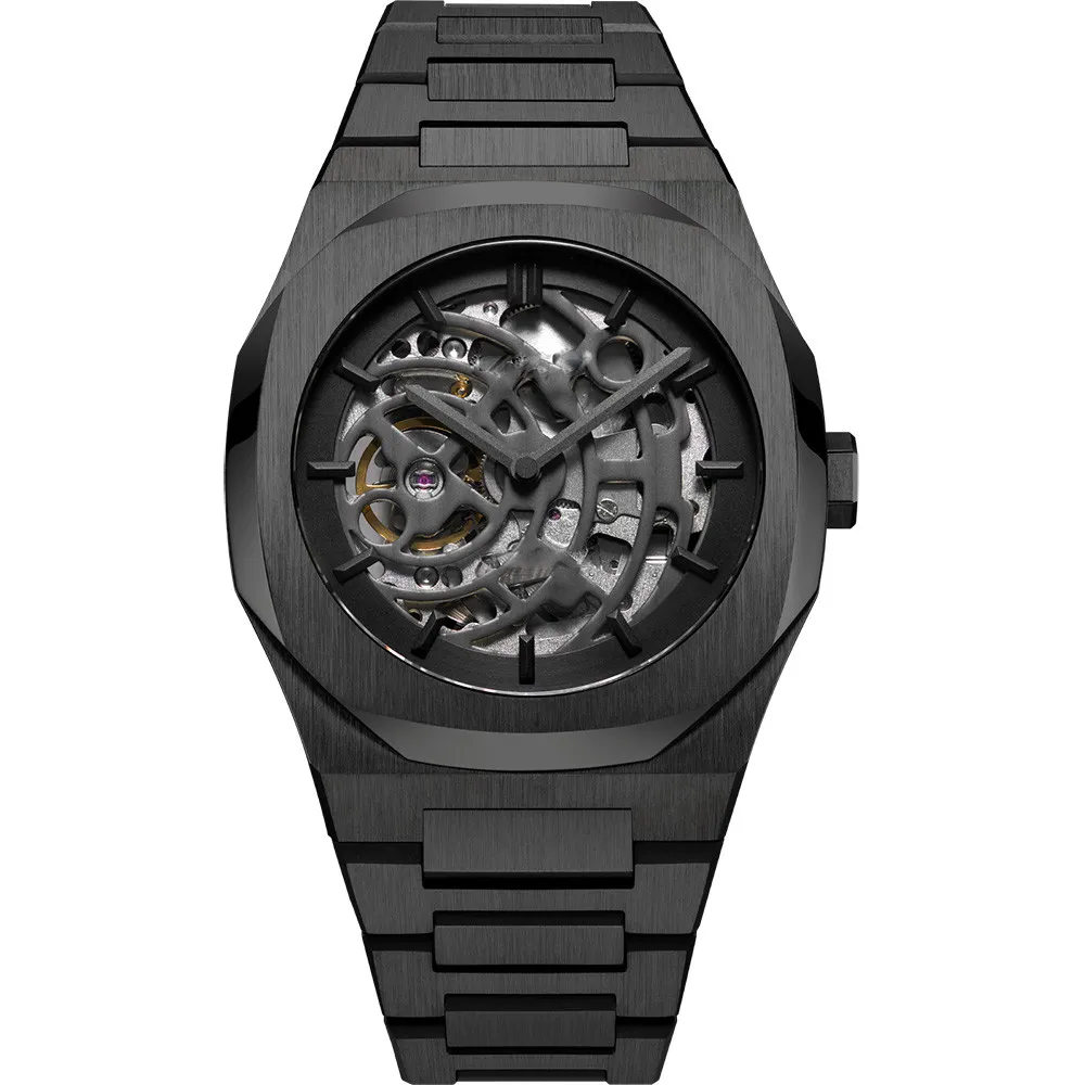 Brand Name Luxury Design Fashion Men Wrist Watch Tourbillon Mechanical Watch Automatic Movement