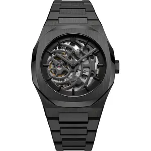 Merknaam Luxe Design Fashion Mannen Polshorloge Tourbillon Mechanische Horloge Automatisch Uurwerk