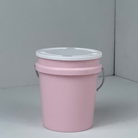 Ember Cat Plastik Daur Ulang 400ml dengan Cetak Logo Kustom Ukuran Mini