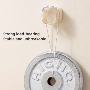 Brown /cream Colored Dustproof Multi-functional Power <b>Plug</b> <b>Socket</b> Holder for Home Office Plastic <b>Wall</b> <b>Plug</b> Hook - Product Image 3