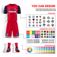 Maillot de basket à manches courtes respirant pour hommes, ensemble de vêtements de sport pour femmes, survêtement, tenue de sport