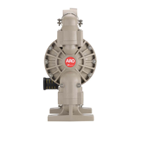Pompe à diaphragme pneumatique en plastique de 1,5 pouce, entièrement compatible avec la pompe à diaphragme ARO, pompe à double diaphragme pneumatique