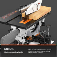Scie à onglet composée de 10 pouces à assistance laser infrarouge pour le travail du bois avec coupe à angle variable et en parfait état