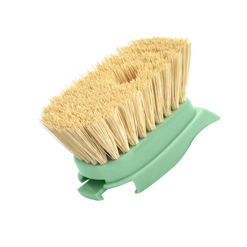Separate brush head (light green sisal brush head)