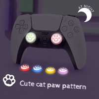 Fundas Protectoras para Control de Videojuegos, Antideslizantes, Luminosas, para Palancas de Mando, de Goma, para PS5, PS4, Xbox One, Switch Pro, Xbox Series