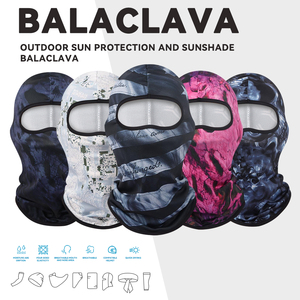 Penutup Wajah Lengkap Kustom Balaclava Masker Ski Olahraga, Masker Wajah Taktis untuk Bersepeda Mendaki Gunung, Tahan Angin dan Bernapas - Product Image 1