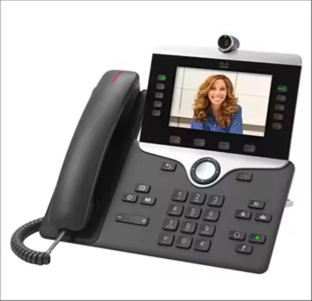 Brand New for IP Phone Cp-8845-w-k9 Black Silicone Steel Video Office Phone