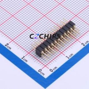 PZ200-2-11-Z-C Pin Header Through hole Component (THT),P=2mm Connector 2x11P 2mm 2mm Round Pin - Product Image 2