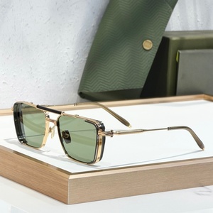AKO Hera AKS-203 58-16-147 Occhiali da Sole <span class=keywords><strong>di</strong></span> Alta Qualità per Uomo e Donna, Design Classico Punk <span class=keywords><strong>di</strong></span> Lusso in Titanio UV400 con Scatola - Product Image 2
