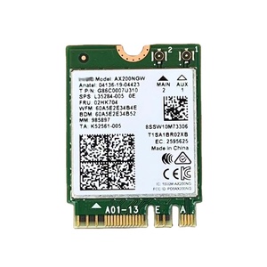 <span class=keywords><strong>AX200NGW</strong></span> การ์ดไร้สายของแท้ใหม่02HK704 02HK705 M.2 NGFF WiFi 6 BT 5.2 Dual Band 2.4G/5GHz 802.11ac/ax - Product Image 1