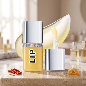 Gloss repulpant pour les lèvres personnalisé, huile à lèvres hydratante et volumisante, soin transparent pour les lèvres, étiquette privée OEM - Product Image 1