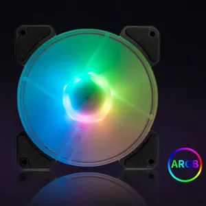 RX-131-enfriador de refrigeración RGB para PC, ventilador de 12V LED para juegos, carcasa de ordenador, CPU, 120mm