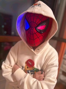 Máscara <span class=keywords><strong>de</strong></span> Spider-Man con Casco Móvil, Disfraz <span class=keywords><strong>de</strong></span> Cosplay <span class=keywords><strong>de</strong></span> TV y Cine, Decoración <span class=keywords><strong>de</strong></span> Halloween, Set <span class=keywords><strong>de</strong></span> Regalo <span class=keywords><strong>de</strong></span> Máscara <span class=keywords><strong>de</strong></span> Spider-Man AL096-W - Product Image 4