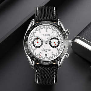 SKMEI-Reloj de pulsera de cuarzo con correa de malla resistente al agua, cronógrafo vintage de negocios, venta al por mayor, <span class=keywords><strong>9292</strong></span> - Product Image 1