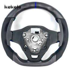 Volant de direction personnalisé en fibre de carbone véritable mate avec palettes de changement de vitesse pour <span class=keywords><strong>Volkswagen</strong></span> VW GOLF 8 MK8 GTI R - Product Image 6