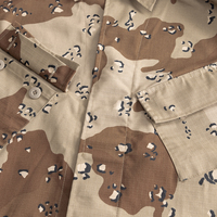 Combinaison d'uniforme de combat tactique ACU personnalisée TC 65/35 Ripstop pour la chasse en 6 couleurs de camouflage du désert aux pépites de chocolat