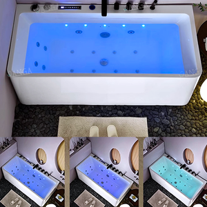 Freestanding Whirlpool Spa Jacuzzier Bath <strong>Tubs</strong> with Waterfall Massage Water Jet Jakuzzy Kit Sexy <strong>Japanese</strong> <strong>Soaking</strong> Bathtub - Product Image 3