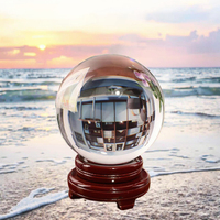 Bolas de Cristal Grabadas y Talladas a Medida con Modelo K9, Regalo Promocional Ecológico de Navidad