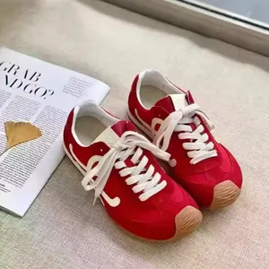 Zapatillas Deportivas Casuales para Mujer, Primavera-Otoño 2026, Blancas, Ligeras, con Forro de Felpa, Parte Superior de Cuero Genuino y Entresuela de Goma - Product Image 3