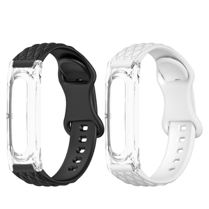 Funda Protectora Rígida Personalizada para PC con Banda de Silicona de Diamantes y Cierre de Mariposa para Google Fitbit Air - Product Image 2