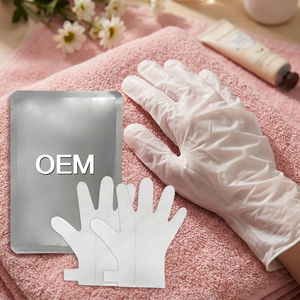 Guantes Mascarilla para Manos de Marca Privada OEM con PDRN, Aguacate, Glicerina, Aloe y Colágeno, Blanqueadores, Iluminadores, Reparadores, Nutritivos y Exfoliantes ODM - Product Image 1