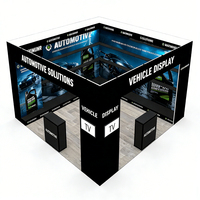 Stand d'exposition sans cadre en aluminium sur mesure avec tissu SEG 10x10 10x20 pour salon professionnel, exposition, événement
