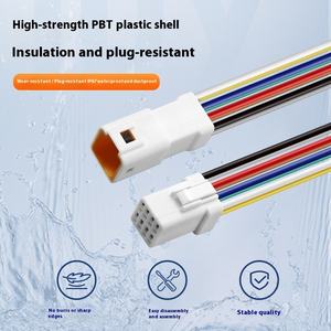 Großhandel JST Wasserdichter 2-8P Drohnen anschluss Stecker Buchse Auto anschluss kabel PVC Kupfer für Kfz-Docking-Netz kabel - Product Image 5