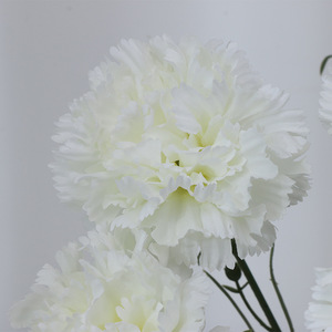 Clavel de flores artificiales de seda, regalo del Día de la madre, venta al por mayor, precio barato - Product Image 4