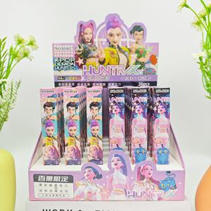 热销韩流恶魔猎人盲盒伸缩笔0.5毫米黑色中性笔Lumila Zoyi文具 - Product Image 1