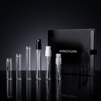 Botol Parfum Kaca Kosong Ukuran Perjalanan 1ml 1.5ml 2ml Mini Atomizer Spray Vial untuk Sampel Kosmetik Grosir